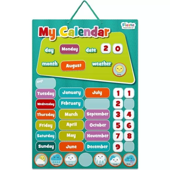 Calendar magnetic 20x26 cm Fiesta Crafts Calendar magnetic 20x26 cm Fiesta Crafts