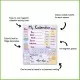 Calendarul meu magnetic 40 piese Fiesta Crafts Calendarul meu magnetic 40 piese Fiesta Crafts