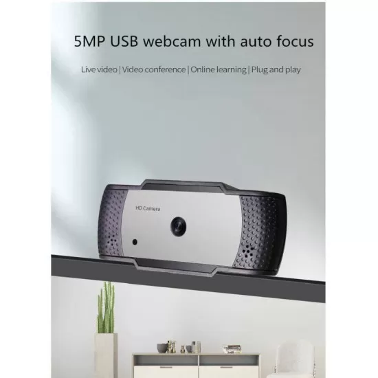 Camera Web 5MP USB 2.0 FullHD Autofocus Trepied inclus In One IO0040 Camera Web 5MP USB 2.0 FullHD Autofocus Trepied inclus In One IO0040