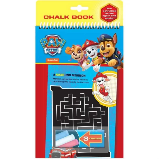 Carte de activitati cu creta Paw Patrol Chalk Book Alligator AB3296PWCH Carte de activitati cu creta Paw Patrol Chalk Book Alligator AB3296PWCH