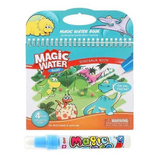 Carte de colorat cu apa Dino Toi-Toys TT46845B Carte de colorat cu apa Dino Toi-Toys TT46845B