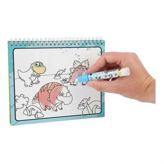 Carte de colorat cu apa Dino Toi-Toys TT46845B Carte de colorat cu apa Dino Toi-Toys TT46845B