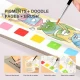 Carte de colorat cu apa, pensula de pictat si culori incluse, 19 x 8 x 1.3 cm, World Adventure Mideer MD4225 Carte de colorat cu apa, pensula de pictat si culori incluse, 19 x 8 x 1.3 cm, World Adventure Mideer MD4225