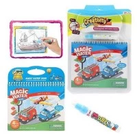 Carte de colorat cu apa Transport Toi-Toys TT46845C