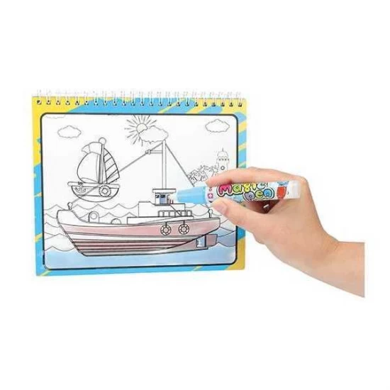 Carte de colorat cu apa Transport Toi-Toys TT46845C Carte de colorat cu apa Transport Toi-Toys TT46845C