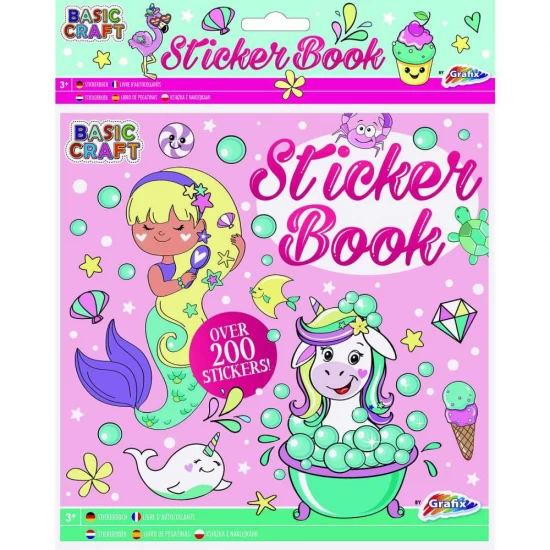 Carte stickere 21x21 cm, 9 pag Grafix GR100059 Carte stickere 21x21 cm, 9 pag Grafix GR100059