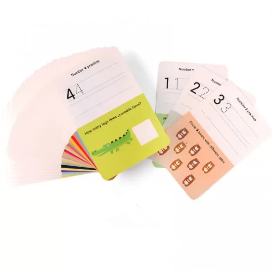 Cartonase Scrie si sterge 123 Mideer Cartonase Scrie si sterge 123 Mideer