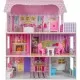 Casa de papusi cu 3 nivele si o inaltime de 70 cm Kruzzel Casa de papusi cu 3 nivele si o inaltime de 70 cm Kruzzel