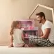 Casa de papusi cu 3 nivele si o inaltime de 70 cm Kruzzel Casa de papusi cu 3 nivele si o inaltime de 70 cm Kruzzel