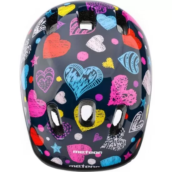 Casca pentru copii XS 44-48 Meteor MT24828 Hearts Casca pentru copii XS 44-48 Meteor MT24828 Hearts