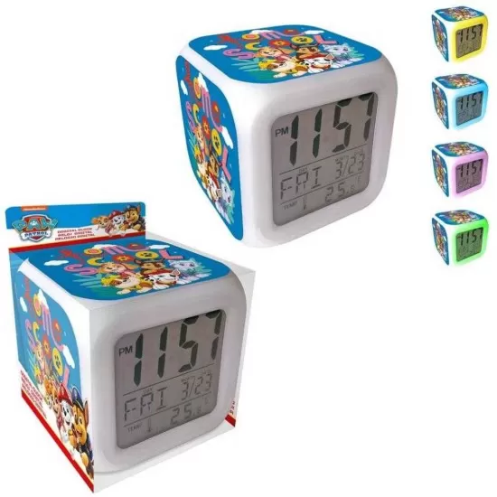 Ceas desteptator digital copii Paw Patrol SunCity Ceas desteptator digital copii Paw Patrol SunCity