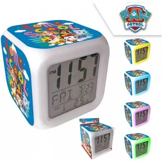 Ceas desteptator digital copii Paw Patrol SunCity Ceas desteptator digital copii Paw Patrol SunCity