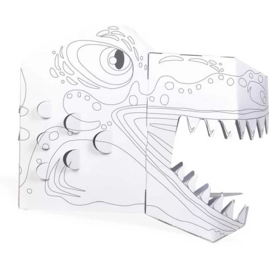 Coloreaza-ti propria Masca 3D T-Rex Fiesta Crafts FCT-3042 Coloreaza-ti propria Masca 3D T-Rex Fiesta Crafts FCT-3042