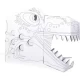 Coloreaza-ti propria Masca 3D T-Rex Fiesta Crafts FCT-3042 Coloreaza-ti propria Masca 3D T-Rex Fiesta Crafts FCT-3042