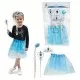 Costum Ice Princess cu Fustita, Diadema si Bagheta magica Toi-Toys Costum Ice Princess cu Fustita, Diadema si Bagheta magica Toi-Toys