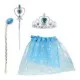 Costum Ice Princess cu Fustita, Diadema si Bagheta magica Toi-Toys Costum Ice Princess cu Fustita, Diadema si Bagheta magica Toi-Toys
