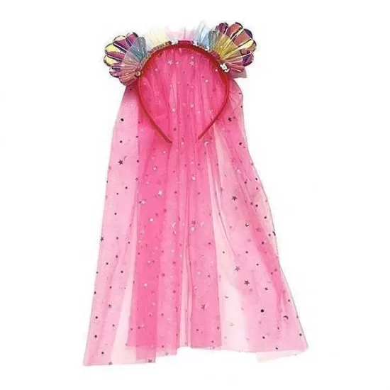 Costum Sirena cu Fustita, Diadema si Bagheta Magica Toi-Toys Costum Sirena cu Fustita, Diadema si Bagheta Magica Toi-Toys
