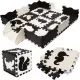 Covor puzzle cu laterale 25 piese Ikonka IK17566 Negru/Gri/Bej Covor puzzle cu laterale 25 piese Ikonka IK17566 Negru/Gri/Bej