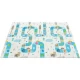 Covoras de joaca pliabil cu 2 fete 180x200 cm Flumi Stradute/Arca lui Noe Covoras de joaca pliabil cu 2 fete 180x200 cm Flumi Stradute/Arca lui Noe