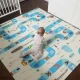 Covoras de joaca pliabil cu 2 fete 180x200 cm Flumi Stradute/Arca lui Noe Covoras de joaca pliabil cu 2 fete 180x200 cm Flumi Stradute/Arca lui Noe