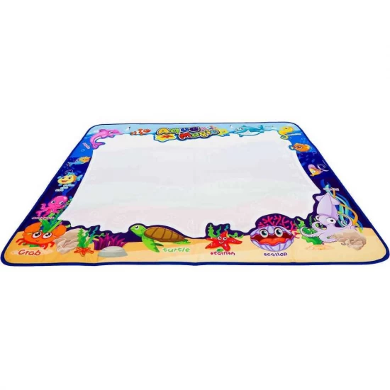 Covoras pentru desen cu apa 100x80 cm si accesorii Ikonka IK17756 Covoras pentru desen cu apa 100x80 cm si accesorii Ikonka IK17756