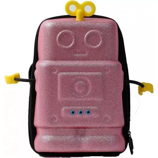 Ghiozdan prescolari Robot Stralucitor Supercute Roz Ghiozdan prescolari Robot Stralucitor Supercute Roz