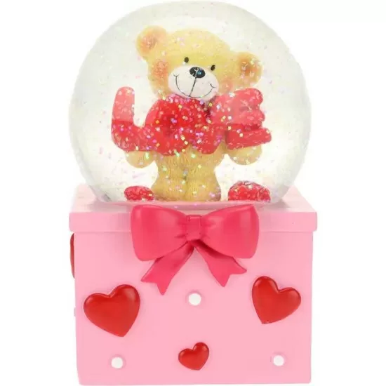 Glob mare zapada din sticla Ursulet Love Toi-Toys Glob mare zapada din sticla Ursulet Love Toi-Toys