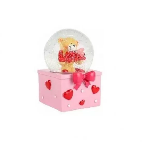 Glob mare zapada din sticla Ursulet Love Toi-Toys Glob mare zapada din sticla Ursulet Love Toi-Toys
