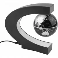 Glob pamantesc levitant in suport LED forma de semicerc Cosmolino MP12854