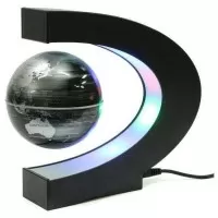 Glob pamantesc levitant in suport LED forma de semicerc Cosmolino MP12854