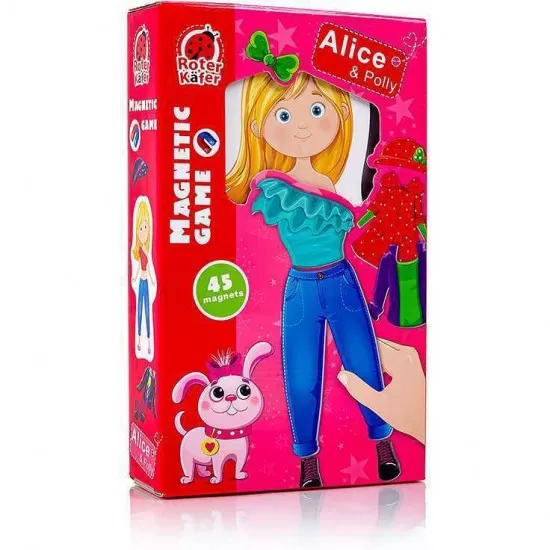 Joc educativ magnetic Alice si Polly Roter Kafer Joc educativ magnetic Alice si Polly Roter Kafer