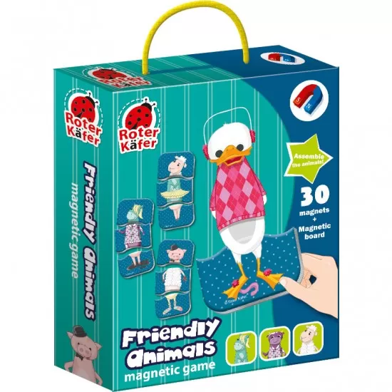 Joc educativ magnetic Animalute Roter Kafer Joc educativ magnetic Animalute Roter Kafer