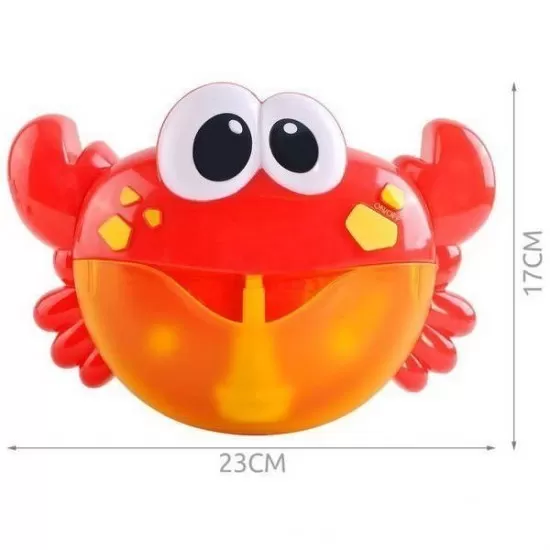 Jucarie de baie Crab cu baloane muzicale de sapun Iso Trade Jucarie de baie Crab cu baloane muzicale de sapun Iso Trade