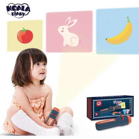 Lanterna proiector cu 6 diapozitive Koala Diary KD80201 Albastru Lanterna proiector cu 6 diapozitive Koala Diary KD80201 Albastru