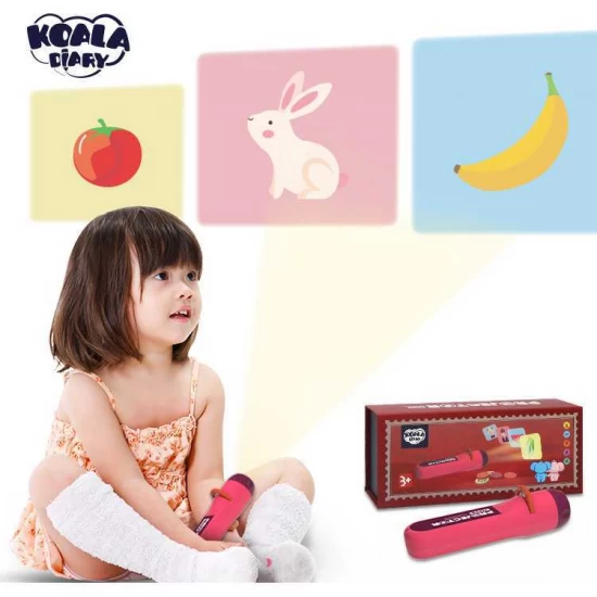 Lanterna proiector cu 6 diapozitive Koala Diary KD80201 Roz Lanterna proiector cu 6 diapozitive Koala Diary KD80201 Roz