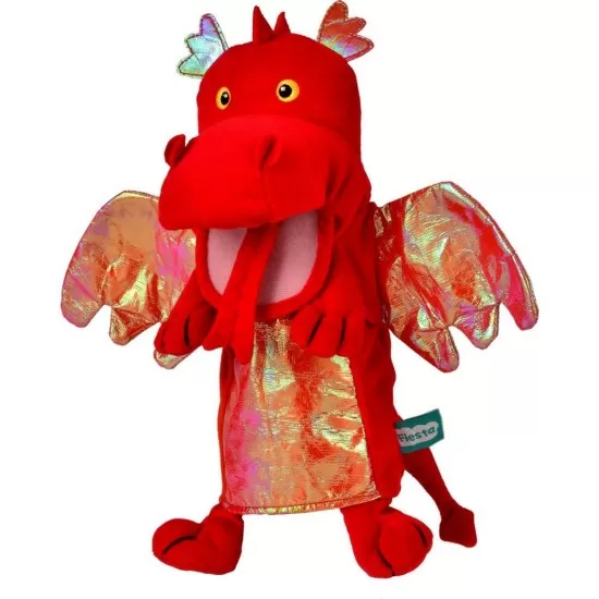 Marioneta de mana Dragonul Rosu Fiesta Crafts Marioneta de mana Dragonul Rosu Fiesta Crafts