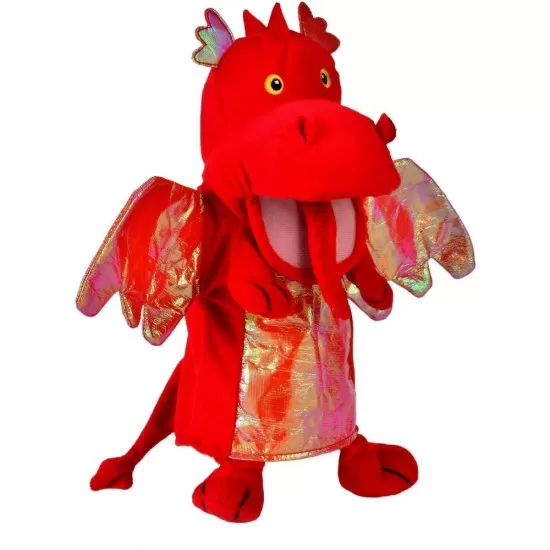 Marioneta de mana Dragonul Rosu Fiesta Crafts Marioneta de mana Dragonul Rosu Fiesta Crafts
