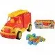 Masina pompieri 43 cm cu 38 piese constructie Ucar Toys UC85 Masina pompieri 43 cm cu 38 piese constructie Ucar Toys UC85