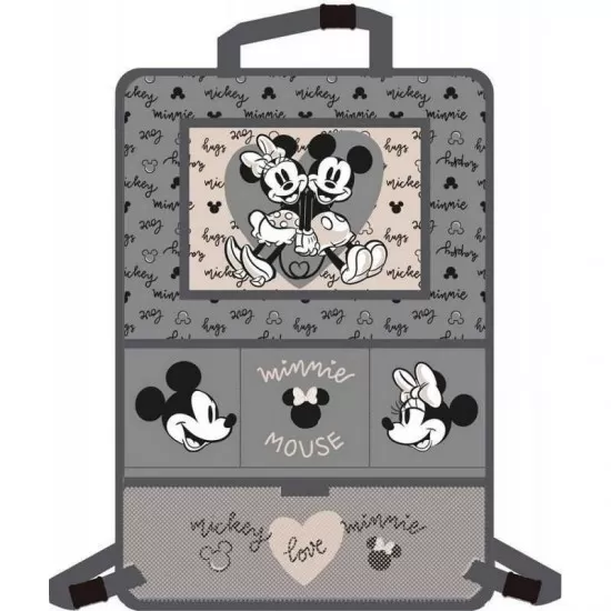 Organizator auto si carucior cu suport de tableta Minney Mouse TataWay Organizator auto si carucior cu suport de tableta Minney Mouse TataWay