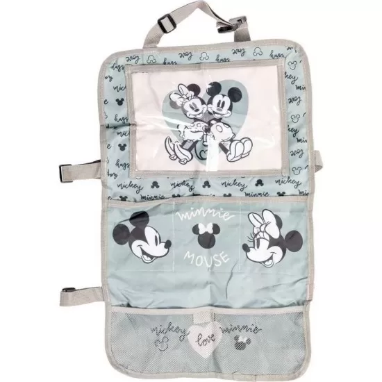 Organizator auto si carucior cu suport de tableta Minney Mouse TataWay Organizator auto si carucior cu suport de tableta Minney Mouse TataWay