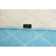 Paturica bebelusi Bumbac Romburi 75x100 Womar Zaffiro AN-KBR-01 Albastru/Bej Paturica bebelusi Bumbac Romburi 75x100 Womar Zaffiro AN-KBR-01 Albastru/Bej