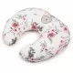 Perna alaptat 140 cm Flumi FM3406854 Alb Roses Perna alaptat 140 cm Flumi FM3406854 Alb Roses