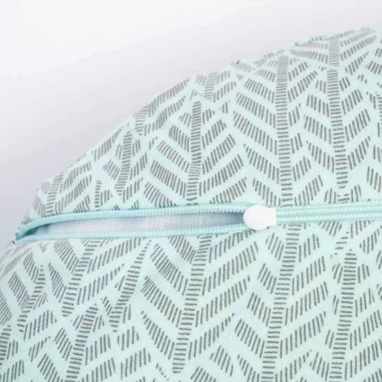 Perna pentru gravide si alaptat Comfort 170 cm cu poliester Womar Zaffiro AN-PK-17N Mint Leaves Perna pentru gravide si alaptat Comfort 170 cm cu poliester Womar Zaffiro AN-PK-17N Mint Leaves