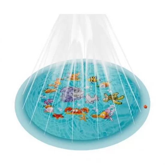 Piscina cu stropitoare XL, diametru 170cm Kruzzel MY18065 Piscina cu stropitoare XL, diametru 170cm Kruzzel MY18065