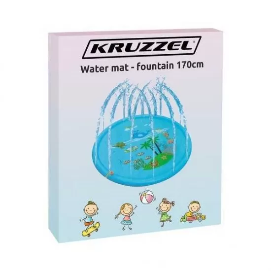 Piscina cu stropitoare XL, diametru 170cm Kruzzel MY18065 Piscina cu stropitoare XL, diametru 170cm Kruzzel MY18065
