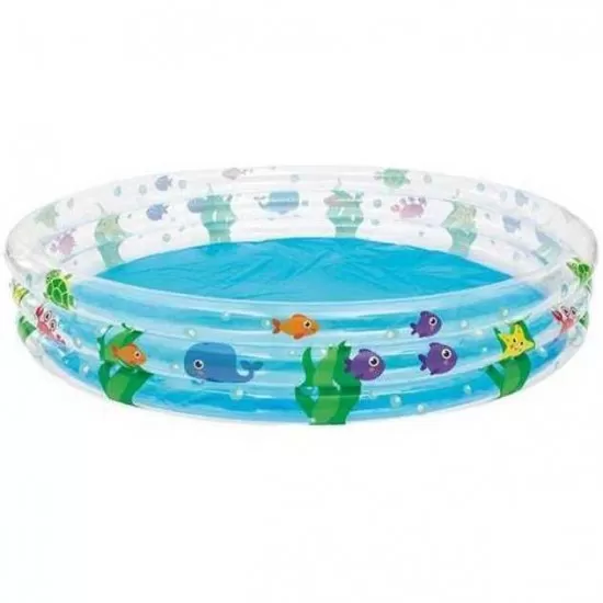 Piscina gonflabila cu 3 inele Pestisori 188 x 33 cm Bestway Piscina gonflabila cu 3 inele Pestisori 188 x 33 cm Bestway