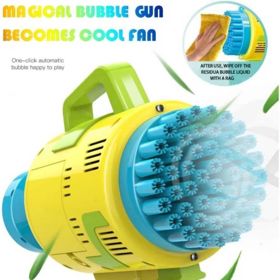 Pistol pentru baloane de sapun Bubble Maker Ikonka Galben Pistol pentru baloane de sapun Bubble Maker Ikonka Galben