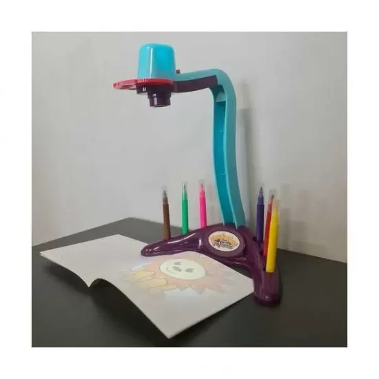 Proiector desen cu 3 diapozitive si 6 carioci Kruzzel MY17997 Proiector desen cu 3 diapozitive si 6 carioci Kruzzel MY17997