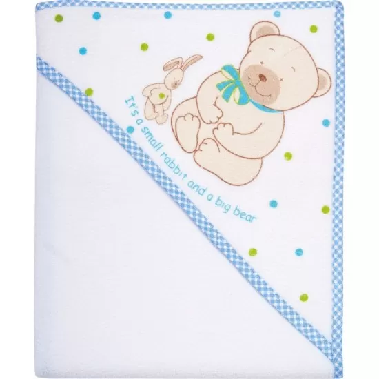 Prosop de baie cu gluga Terry 80 x 80 Womar Zaffiro AN-TR-80 Alb Prosop de baie cu gluga Terry 80 x 80 Womar Zaffiro AN-TR-80 Alb