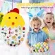 Puisor din fetru cu 35 decoratiuni 91x61 cm Bambinice Puisor din fetru cu 35 decoratiuni 91x61 cm Bambinice